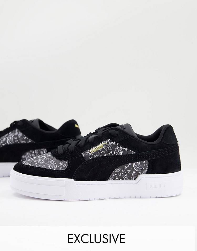 Puma CA Pro sneakers in black paisley print - Exclusive to ASOS